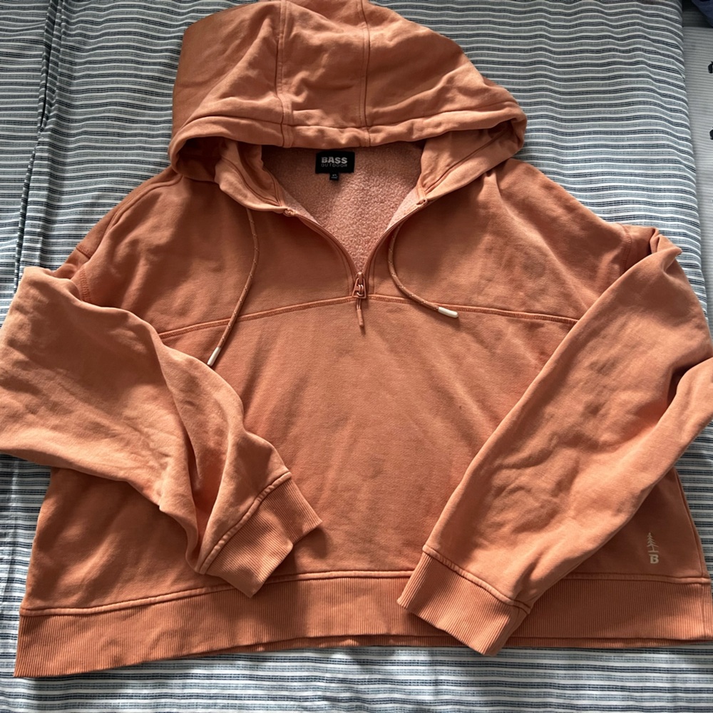 Bass Orange Hoodie with Drawstring